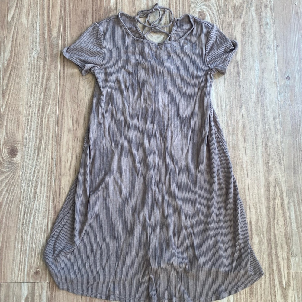 Lace Up Onesie Dress - Picture 2 of 6